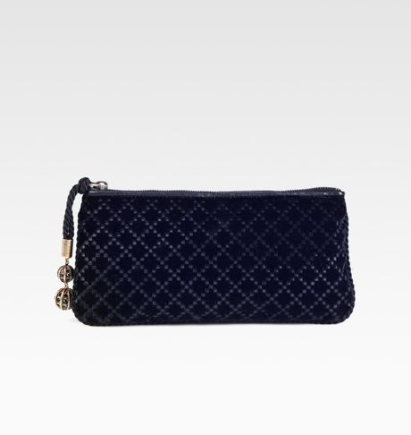 Gucci Cody Velvet Evening Clutch in Blue (black) - Lyst