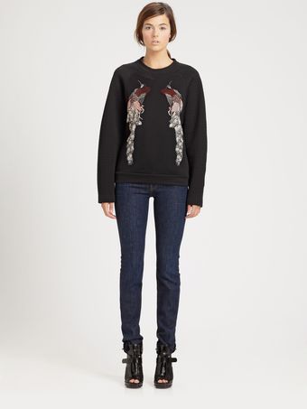 Proenza Schouler Embroidered Sweatshirt - Lyst
