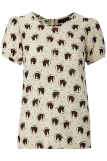 Therapy Horse Print Blouse - Lyst