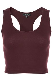 Topshop Basic Cropped Vest - Lyst