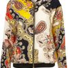 Topshop Cleo Paisley Bomber Jacket in Multicolor (multi) - Lyst