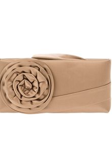 Valentino Frilled Flower Detailed Clutch - Lyst