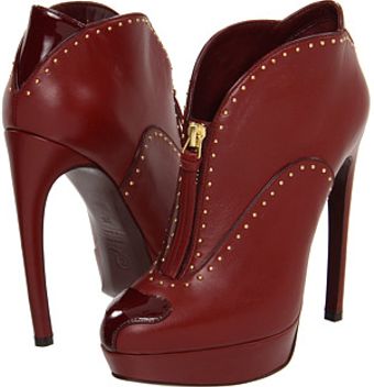 Alexander McQueen Brown Heel Boots - Lyst