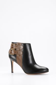 Ann Taylor Amalia Double Buckle Leather Booties - Lyst
