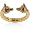 Burberry Shoes & Accessories Burnished Goldtone Fox Bracelet in Gold - Lyst