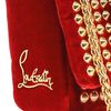Christian Louboutin Sweety Charity Velvet Pony Spikes Clutch in Red - Lyst