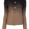 Dsquared2 Cable Knit Cardigan in Brown - Lyst