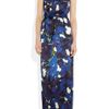 Erdem Aurelia Printed Silksatin Gown in Blue (multicolored) - Lyst