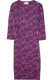 Erdem Reese Printed Jersey Dress - Lyst