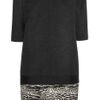 Giambattista Valli Felt and Printedtwill Dress in Gray (anthracite) - Lyst