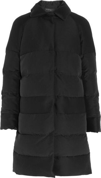 Giambattista Valli Quilted Shell and Woolblend Coat in Black - Lyst