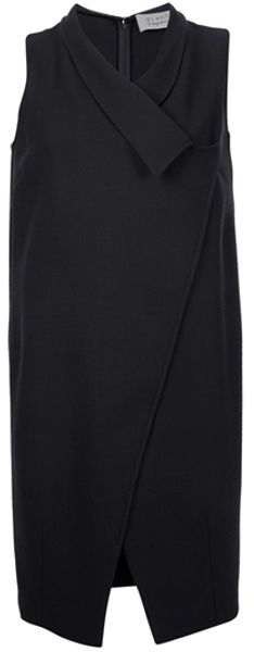 Gianluca Capannolo Wrapped Collar Dress - Lyst
