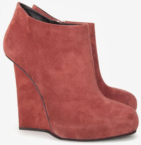 Giuseppe Zanotti Preorder Daisy Wedge Bootie in Pink (rose) - Lyst