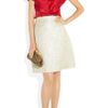 Marc Jacobs Metallic Woolblend Bouclé Skirt in Beige (cream) - Lyst