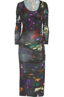 Preen Line Abstract Willow Printed Jersey Midi Dress - Lyst