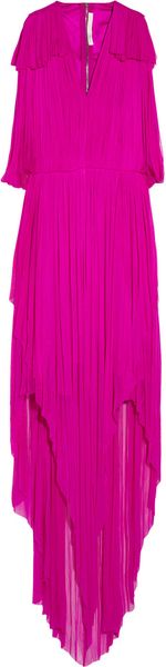 Willow Draped Silk Tulle Dress - Lyst