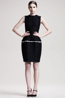 Dolce & Gabbana Lace appliqued Jersey Dress - Lyst