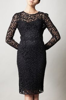 Dolce & Gabbana Macramé Lace Dress - Lyst