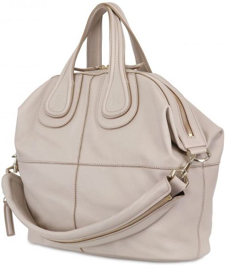 Givenchy Medium Nightingale Waxy Leather Bag in Beige (grey) - Lyst