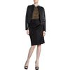 Lanvin Vertical Panel Jacket in Black - Lyst