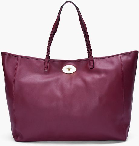 burgundy mulberry bag