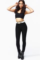 Nasty Gal The Kink Highrise Jean Black Out