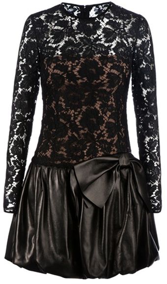 Valentino Lace Dress - Lyst