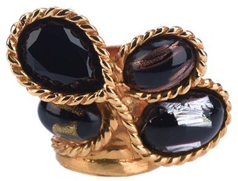 Yves Saint Laurent Multistone Ring - Lyst