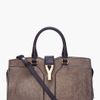 Yves Saint Laurent Small Metallic Olive Chyc Tote in Green (olive) - Lyst