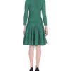 Alexander Mcqueen Square Neck Circle Dress in Green - Lyst