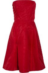 Armani Pleated Silkorganza Dress