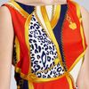 Ax Paris Ax Paris Chain Print Sleeveless Dress in Red - Lyst