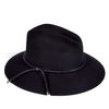 Burberry Black Beat Plaited Ingrid Trilby Hat in Black - Lyst