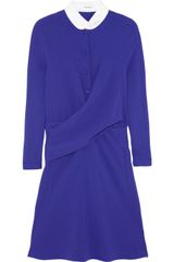Carven Crepe Shirt Dress