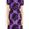 Christopher Kane Leathertrimmed Flocked Tulle Dress in Purple - Lyst