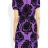 Christopher Kane Leathertrimmed Flocked Tulle Dress in Purple - Lyst