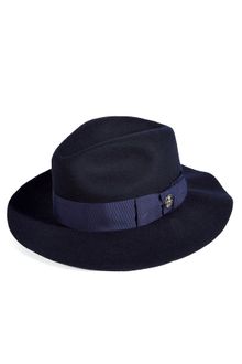 Emilio Pucci Navy Wool Hat - Lyst