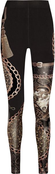 Emma Cook Printed Stretch Jersey Leggings - Lyst