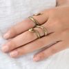 House Of Harlow Wrap Snake Ring in Gold - Lyst