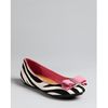Isaac Mizrahi Ballet Flats Fablola in Animal (zebra) - Lyst