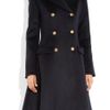 Issa Wool and Cashmereblend Coat in Blue (navy) - Lyst