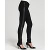 Juicy Couture Leather Inset Skinny Jeans in Black (lilia wash) - Lyst