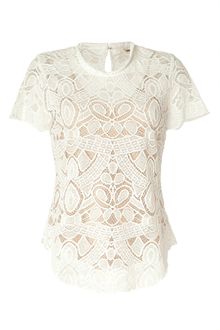 L'Agence  Lace Top with Nude Silk Cami - Lyst