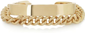 Maison Martin Margiela Chainembellished Goldtone Cuff - Lyst