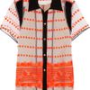 Marni Sequence Embroidered Organza Top in Orange (white) - Lyst