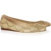 Stella Mccartney Brocade Ballet Flats in Gold - Lyst