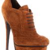 Yves Saint Laurent Tribute Ankle Boot in Brown - Lyst
