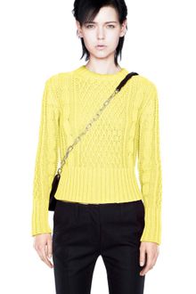 Acne Lia Cable Yellow - Lyst