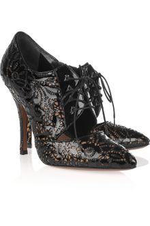 Alaïa Laser-cut Leather Pumps - Lyst