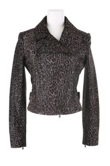 Alaïa Perfecto Jacket in Shorthaired Calf Leather  - Lyst